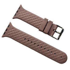 5/$20 NEW MAUVE Silicone Sport Band Apple Watch 38/40/41mm S/M Buckle
